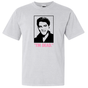 Elvis "I'M DEAD" White T-Shirt