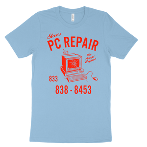 Steve's PC Repair Blue T-shirt